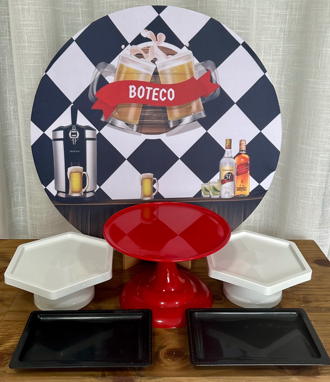 Mini Kit de Mesa Boteco - Cíntia Rodrigues Pinheiro 
