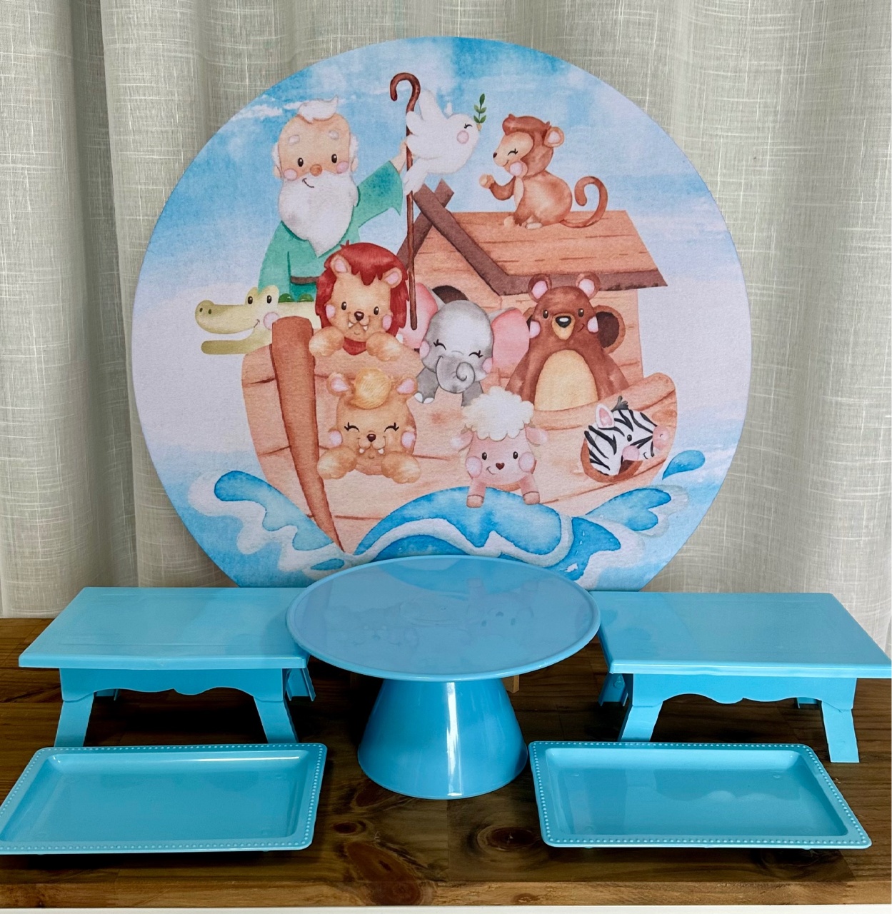 Mini Kit de Mesa Arca de Noé - Cíntia Rodrigues Pinheiro 