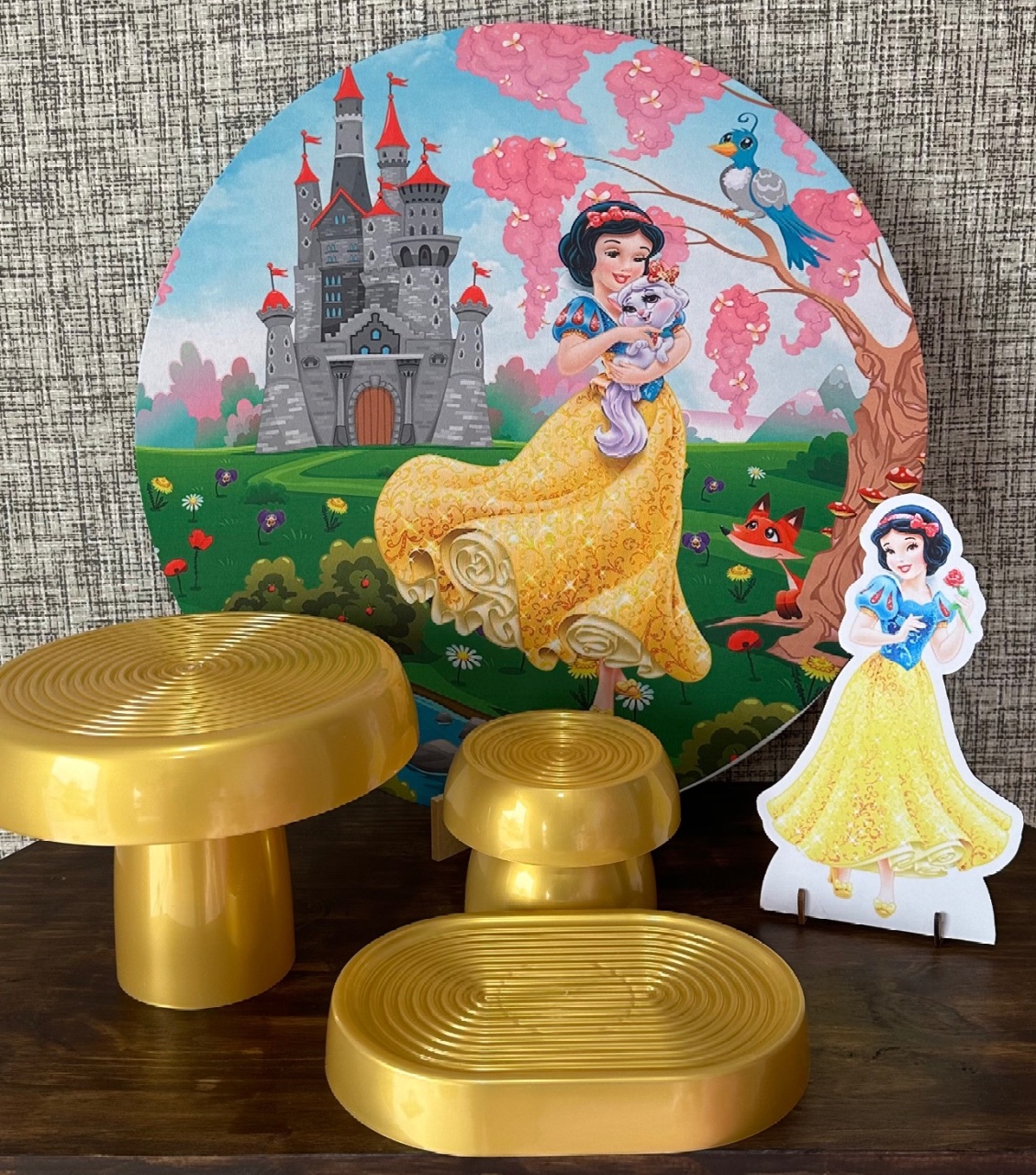 Mini Kit de Mesa Branca de Neve - Cíntia Rodrigues Pinheiro 