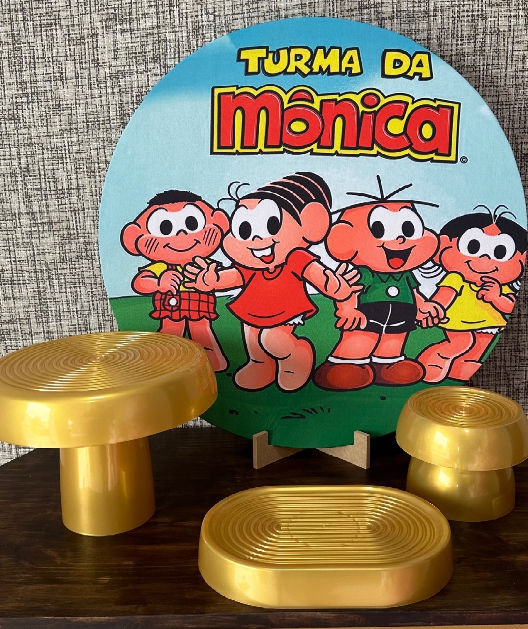 Mini Kit de Mesa Turma da Mônica - Cíntia Rodrigues Pinheiro 