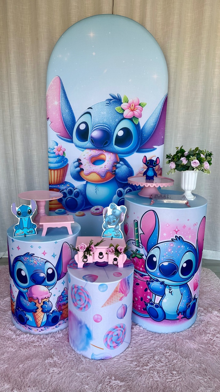 Stitch Sorvete Romano  Pacote Prata - Cíntia Rodrigues Pinheiro 