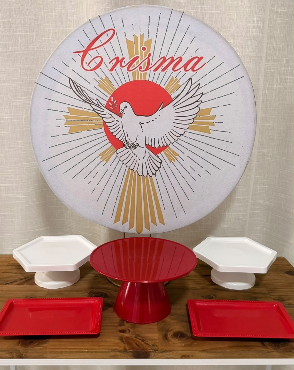 Mini Kit de Mesa Tema Crisma. - Cíntia Rodrigues Pinheiro 