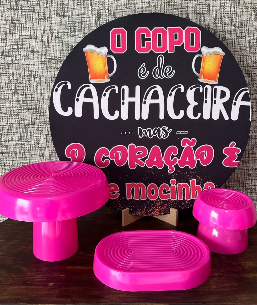 Mini Kit de Mesa Cachaceira - Cíntia Rodrigues Pinheiro 