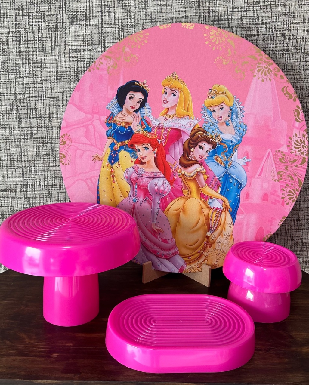 Mini Kit de Mesa Princesas - Cíntia Rodrigues Pinheiro 