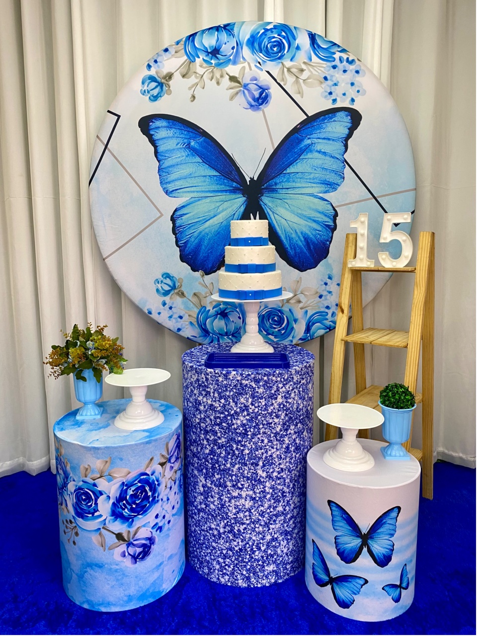 Borboleta Azul - Decoracoes4you