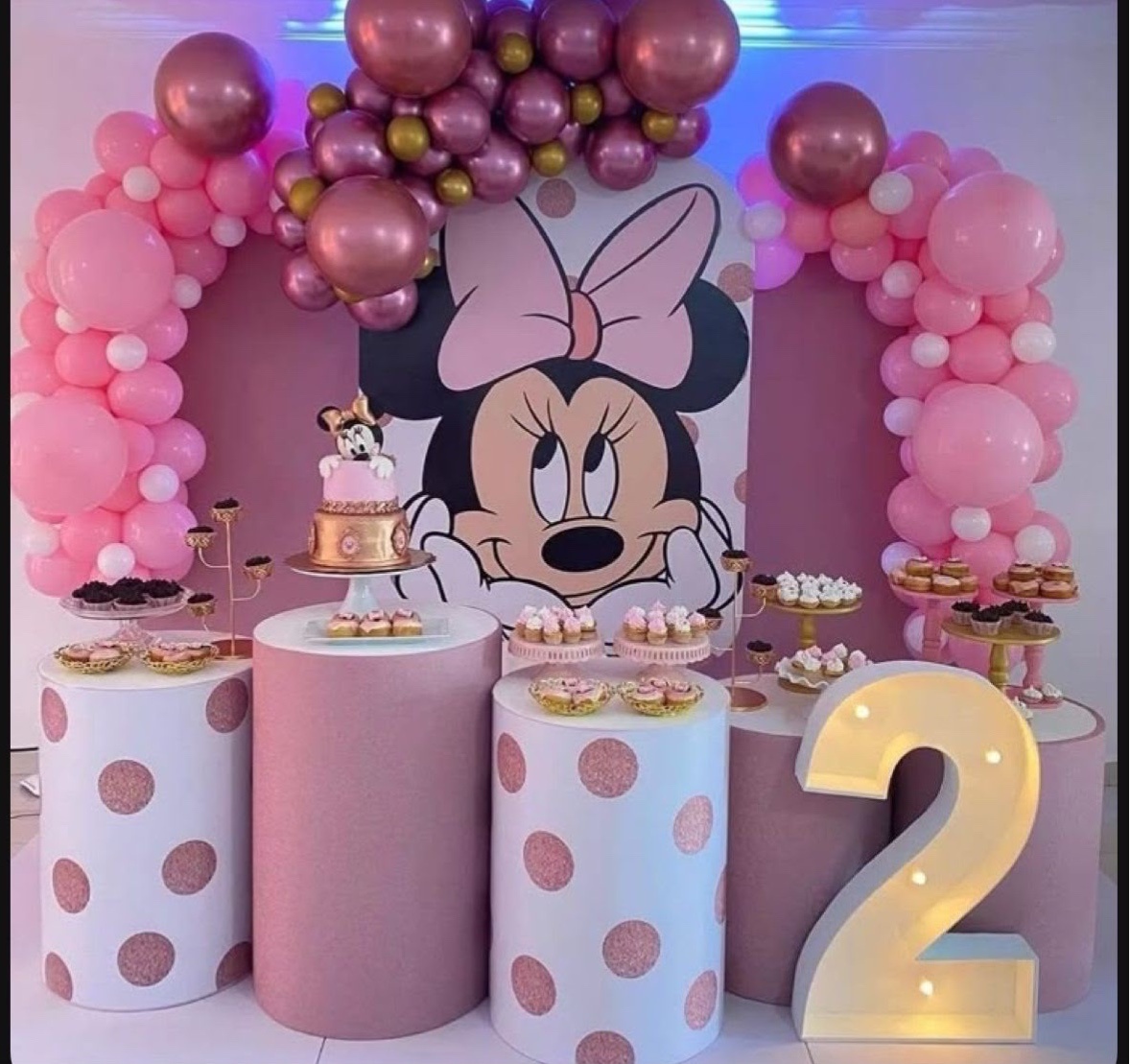 Minnie Rosa - Decoracoes4you