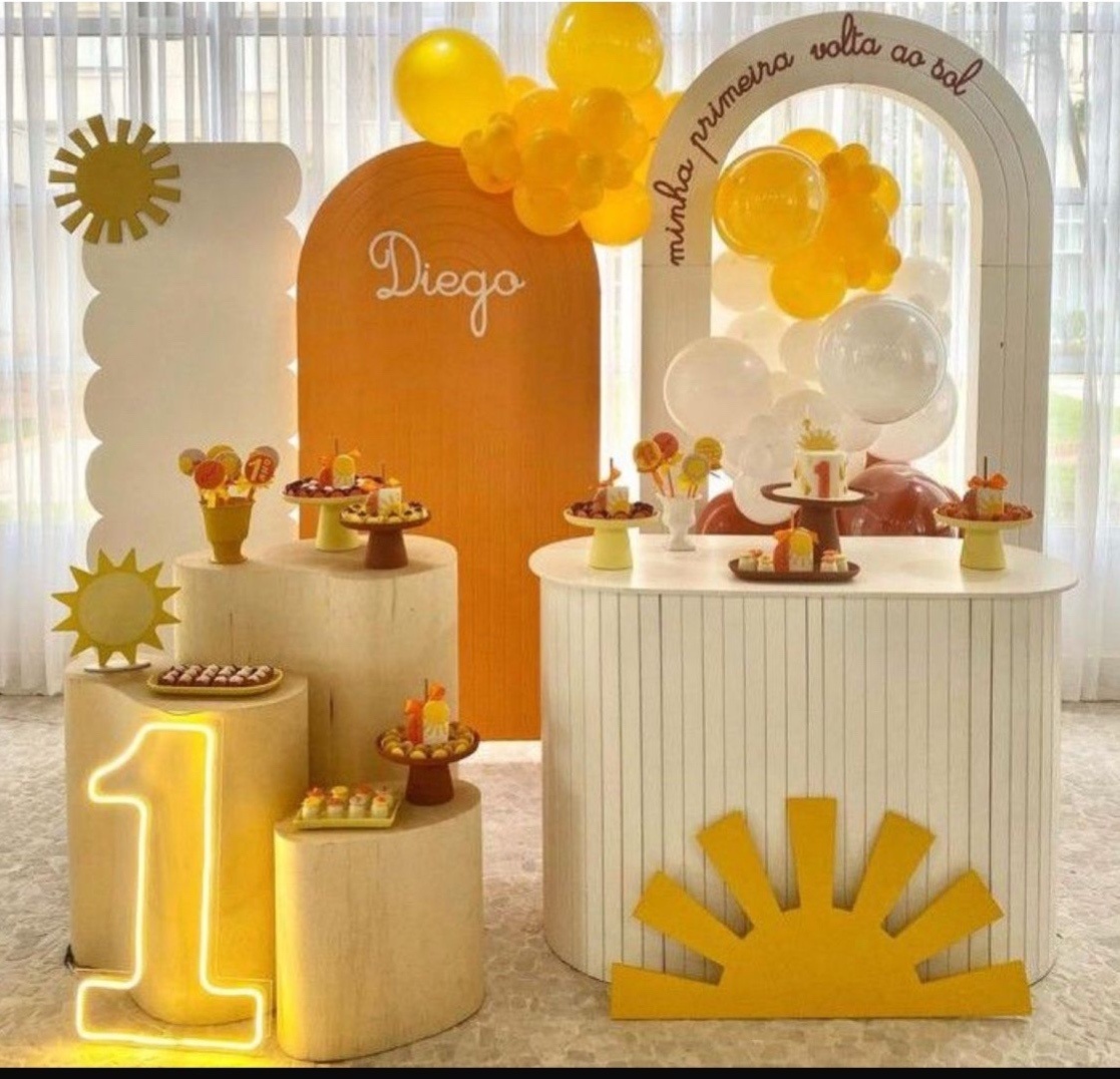 Minha Primeira Volta Sol - Decoracoes4you