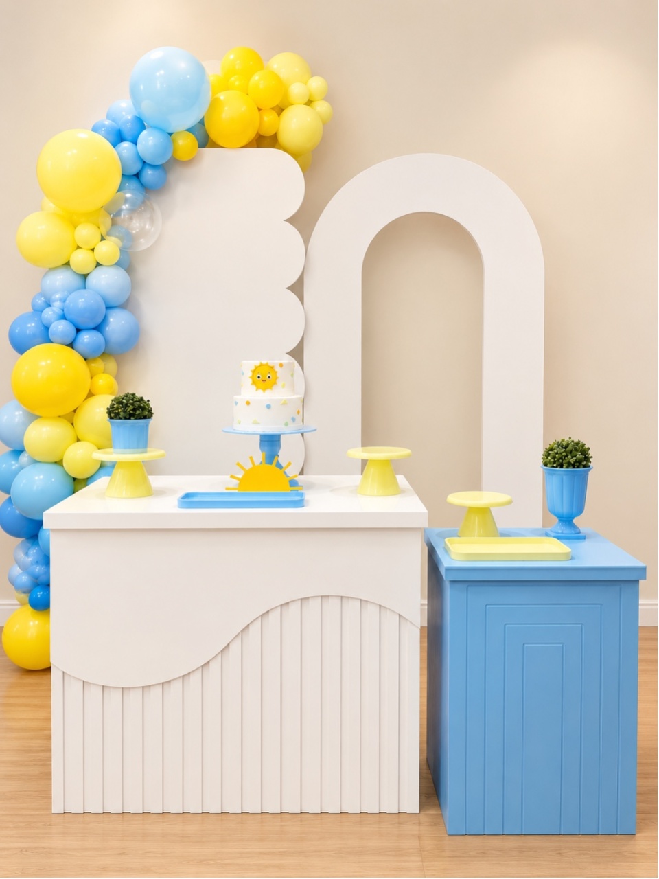 Sol Solzinho Cha Bebe 1 Ano - Decoracoes4you