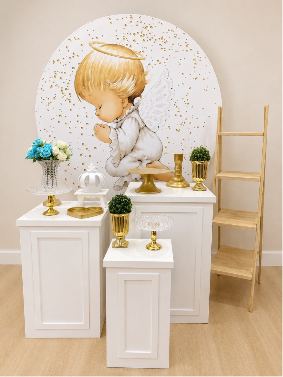 Batizado - Mesas Brancas - Decoracoes4you
