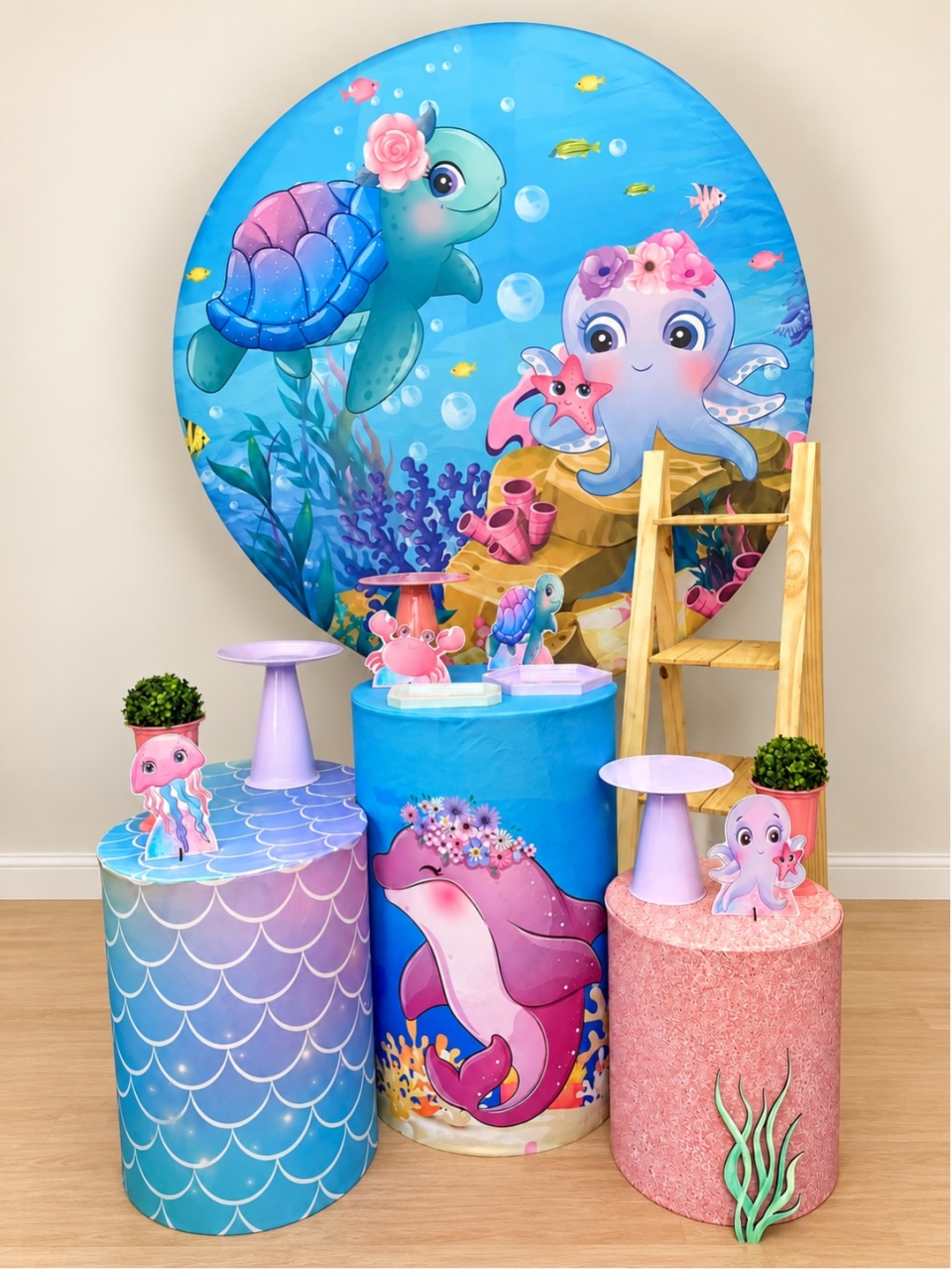 Fundo Do Mar Menina - Decoracoes4you