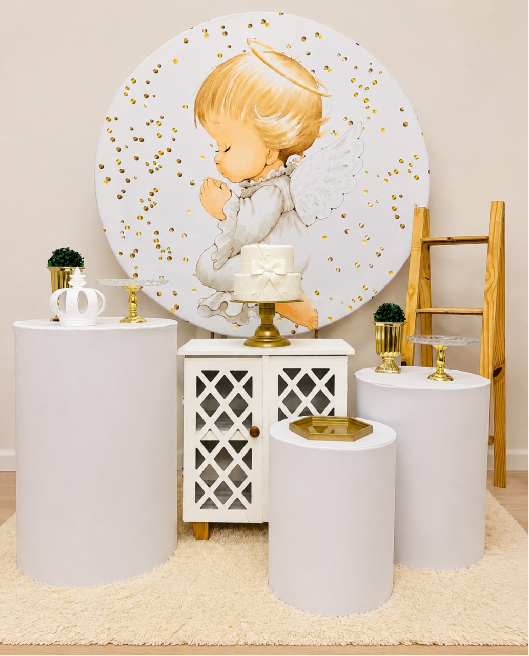 Batizado - Ponto Dourado - Decoracoes4you