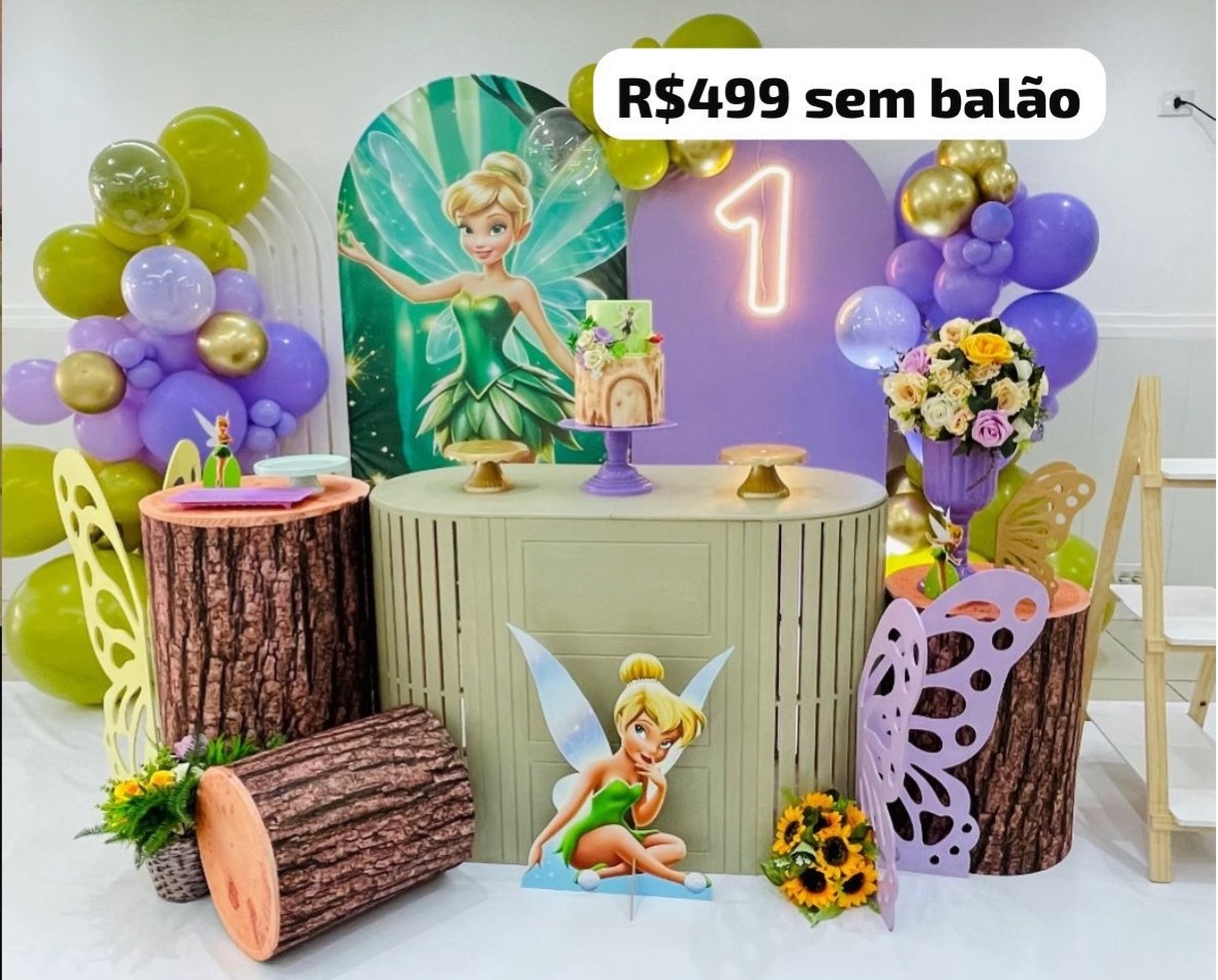 Sininho Tinker Bell - Decoracoes4you