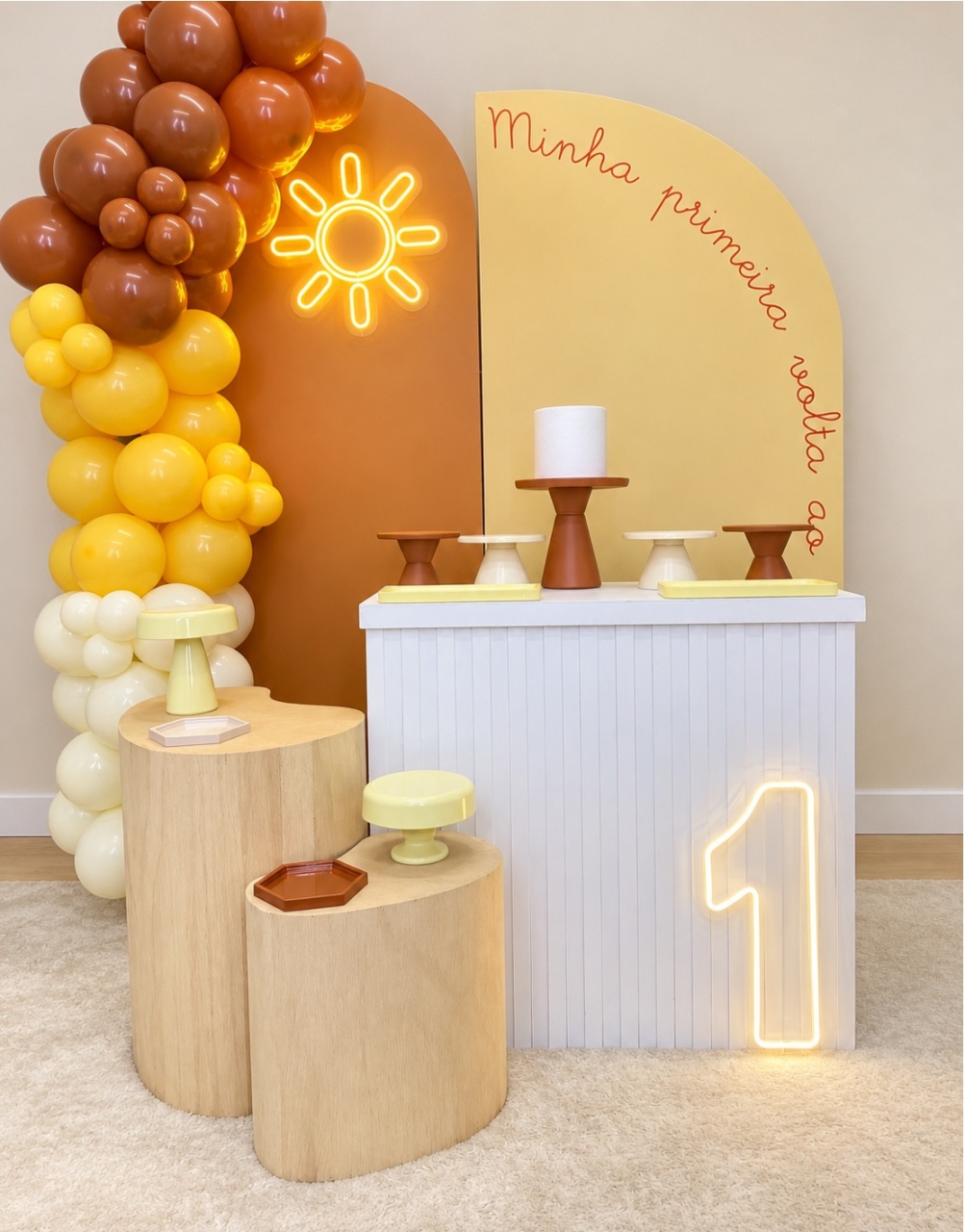 Minha Primeira Volta Ao Sol Luxo - Decoracoes4you