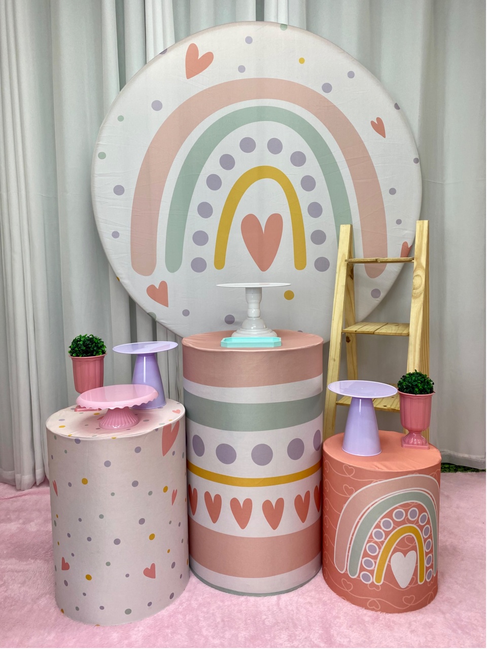 Tema Boho Arco Iris - Decoracoes4you