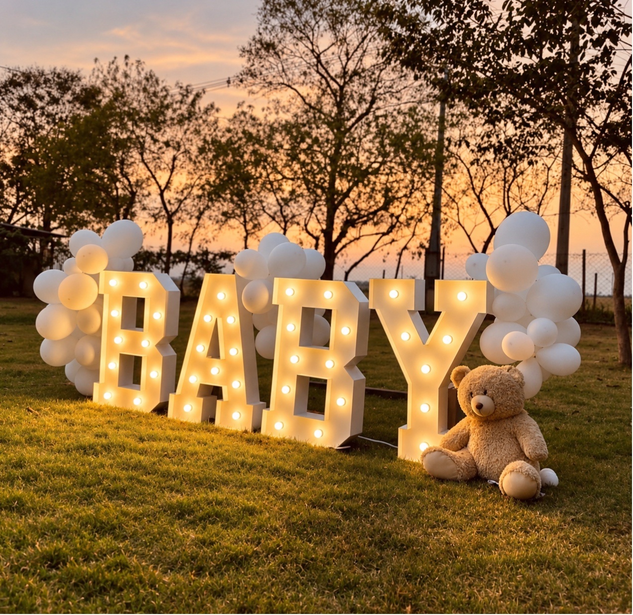 Letras Baby G Luminosa - Decoracoes4you