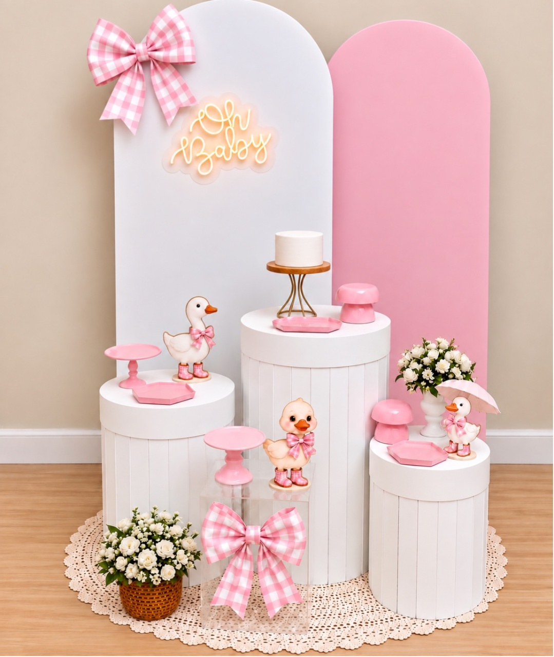 Gansinho Patinho Ganso Pato Cha Bebe - Decoracoes4you