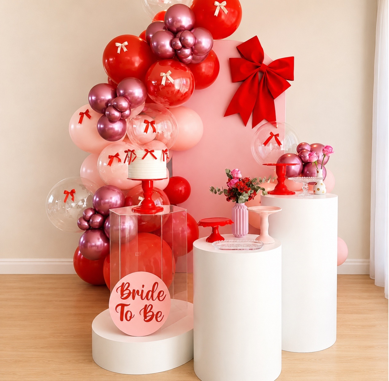 Chá Lingerie Rosa Despedida Bride - Decoracoes4you