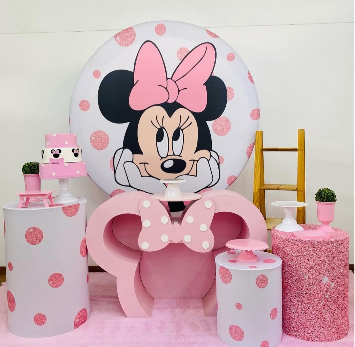 Minnie Rosa - Decoracoes4you