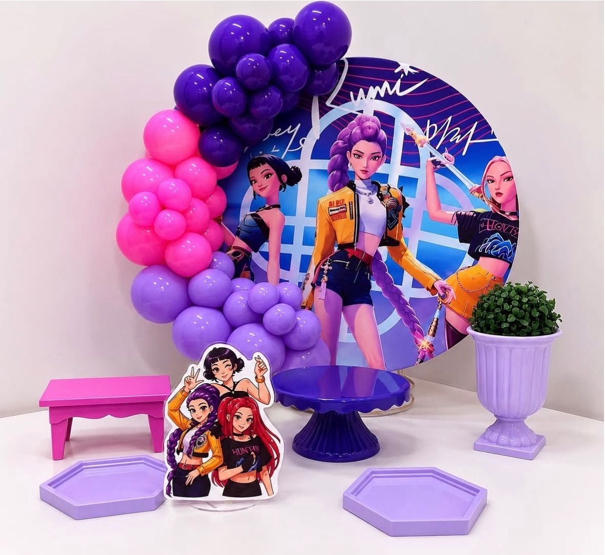 Guerreiras Do Kpop Huntrix Mesa - Decoracoes4you