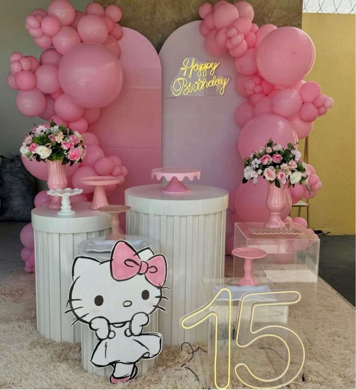 Hello Kitty 15 Anos - Decoracoes4you