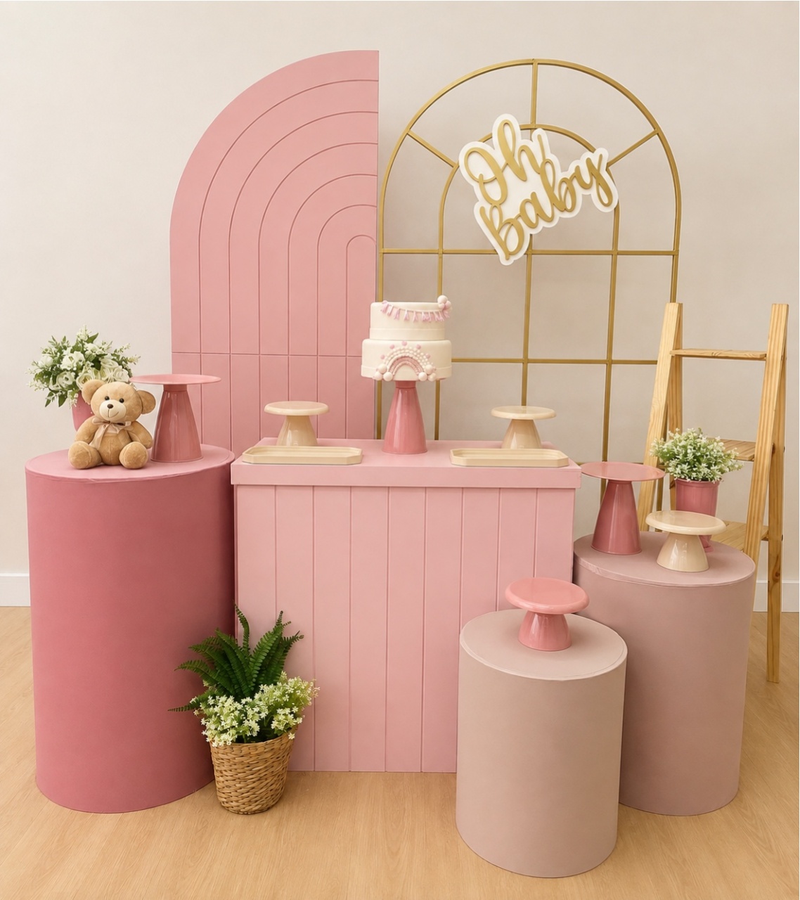 Cha Bebe Rose - Decoracoes4you