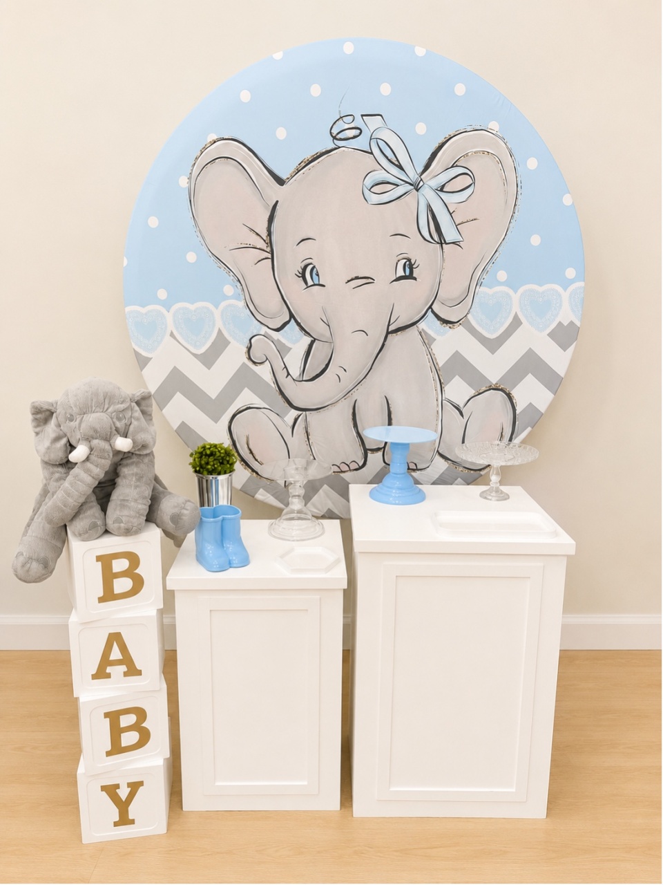 Elefantinho Azul - Decoracoes4you