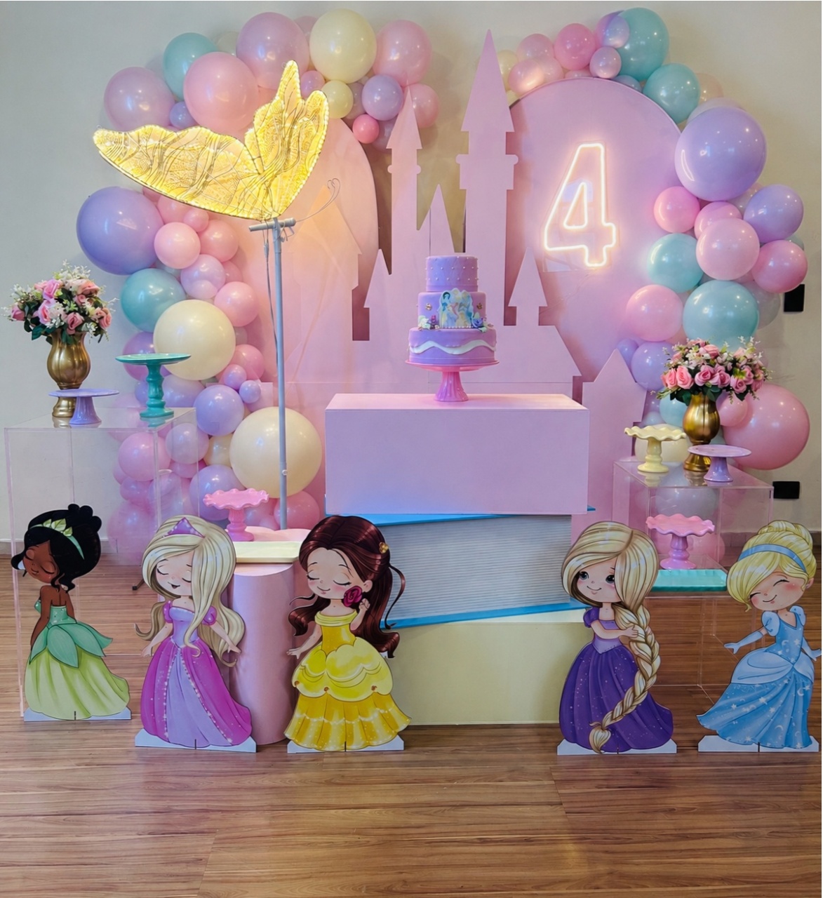 Princesas Castelo Borboleta - Decoracoes4you