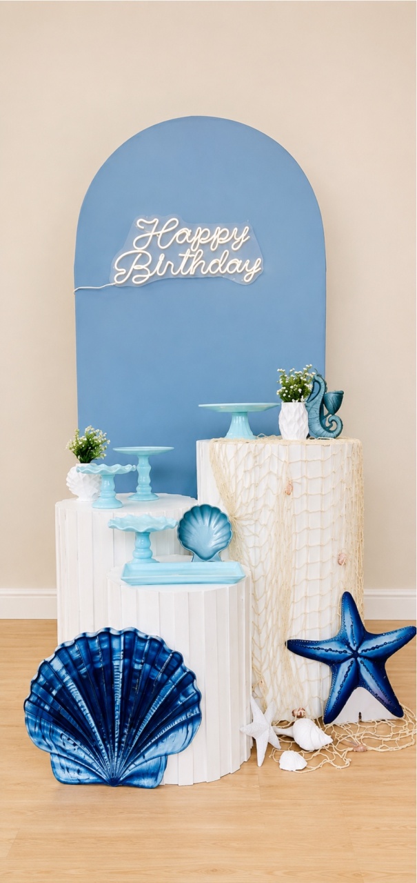 Fundo Do Mar Adulto Oceano - Decoracoes4you