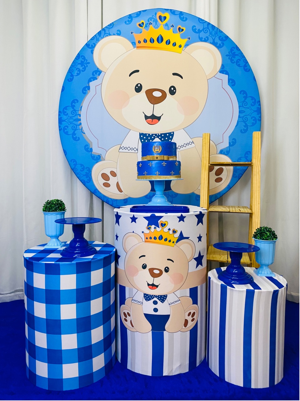 Urso Realeza Ursinho Príncipe - Decoracoes4you