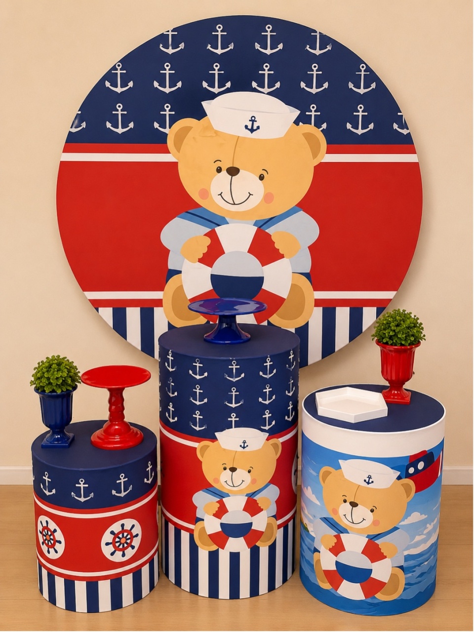 Ursinho Marinheiro - Decoracoes4you