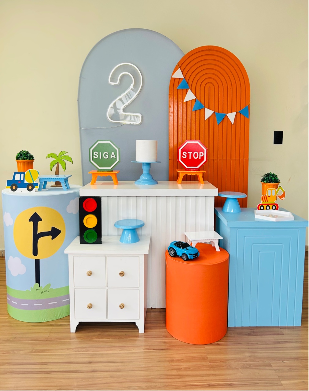 Carrinho Meio Transporte - Decoracoes4you
