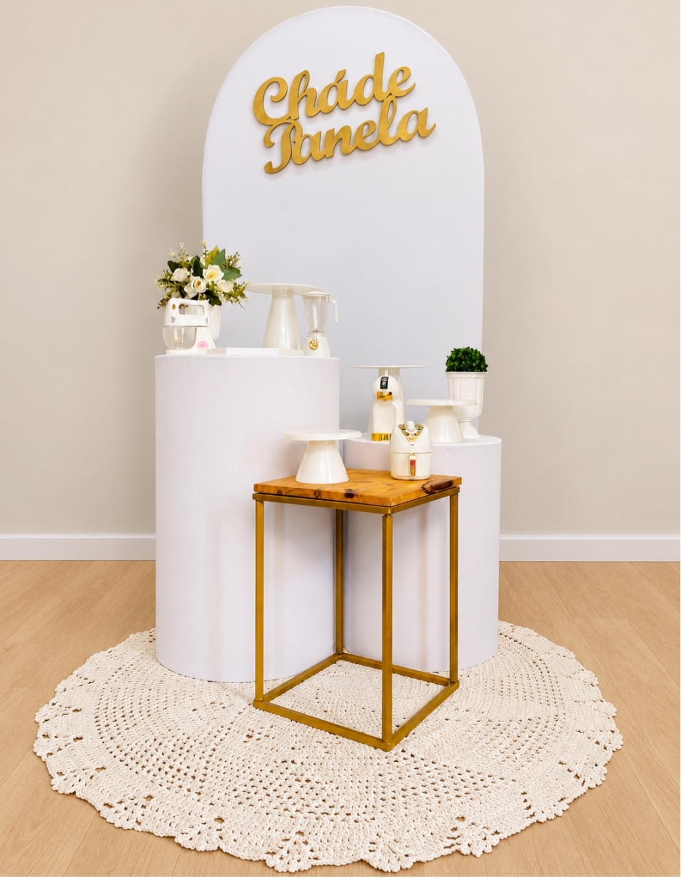Chá de Panela Branco Cozinha - Decoracoes4you