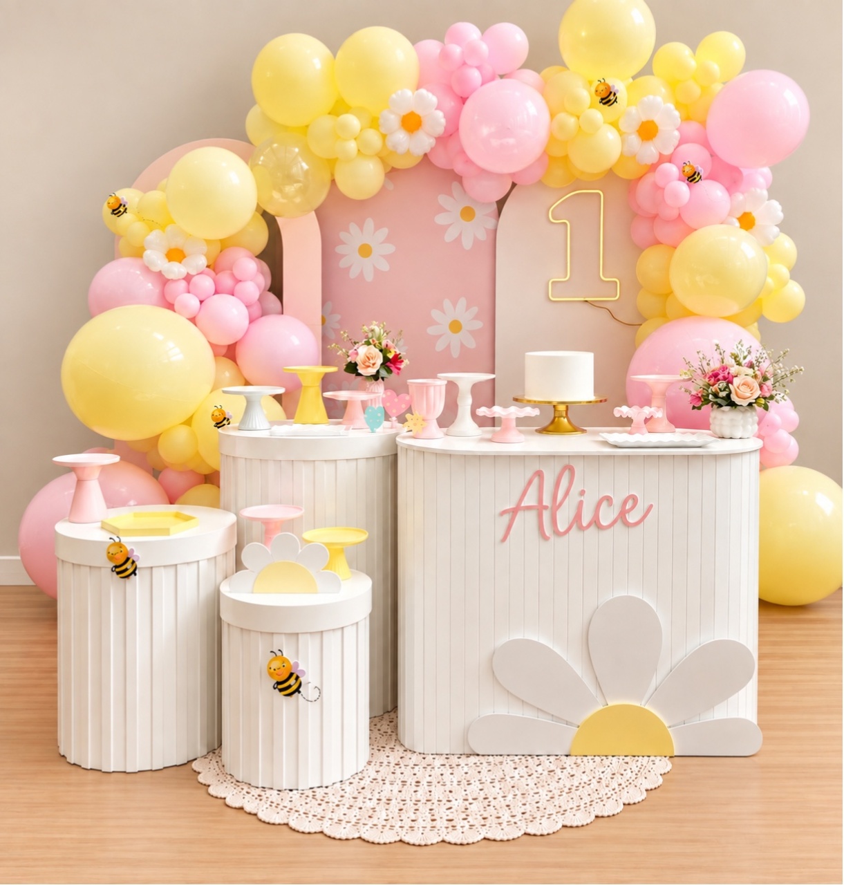 Abelhas Flor Margarida Abelhinha - Decoracoes4you