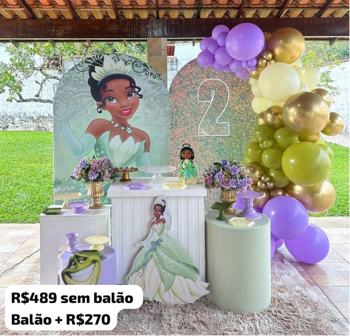 Princesa E O Sapo - Tiana - Decoracoes4you