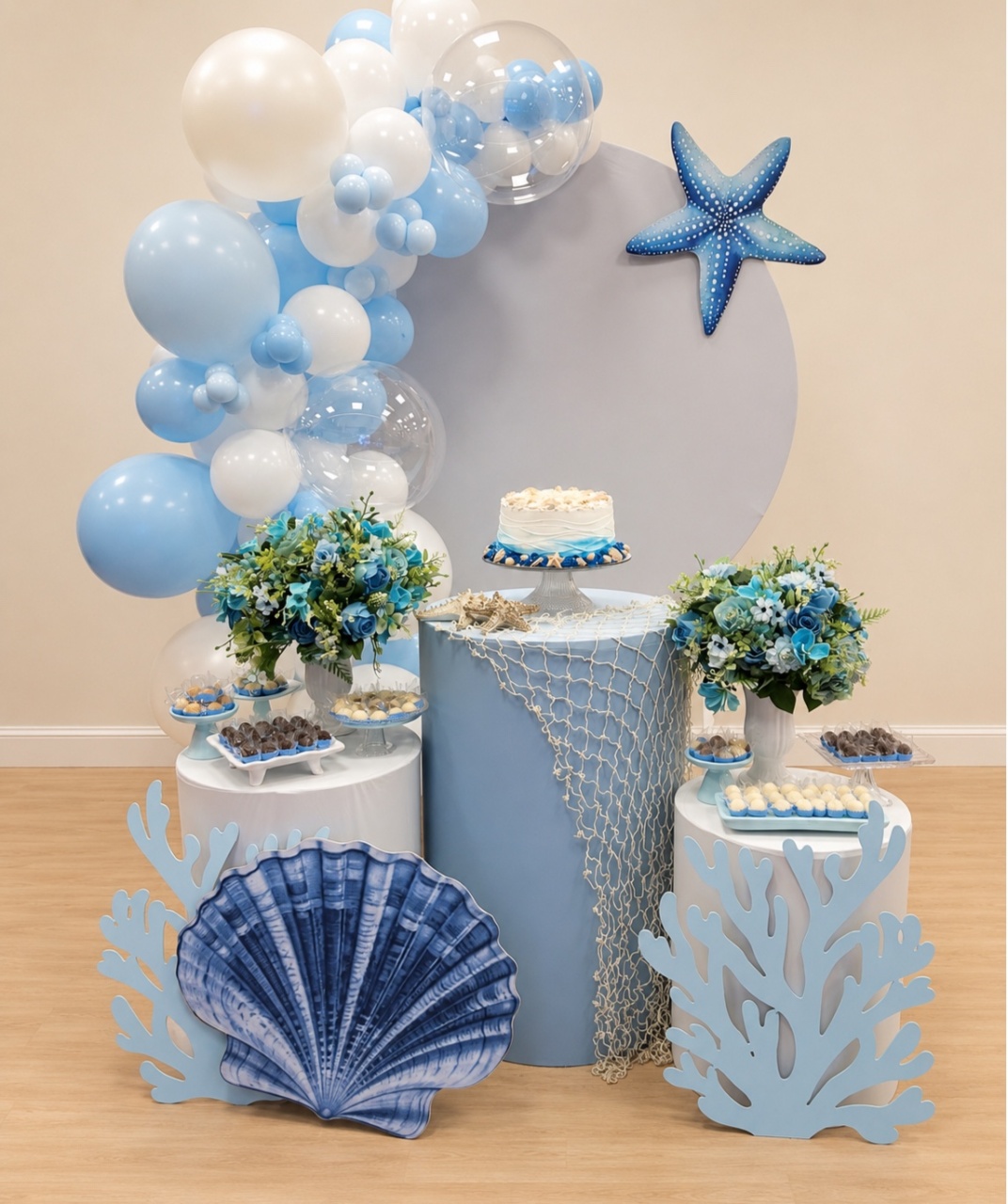 Fundo Do Mar Oceano Adulto - Decoracoes4you