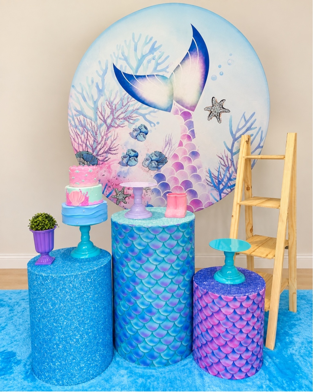 Sereia Fundo Do Mar - Decoracoes4you