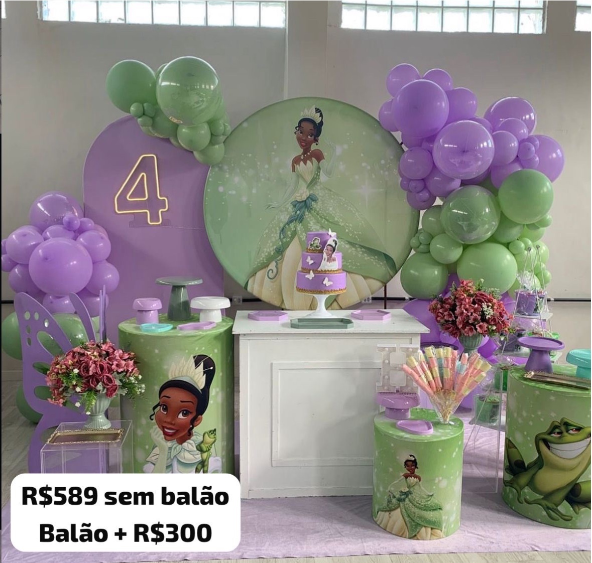 Princesa E O Sapo - Tiana - Decoracoes4you