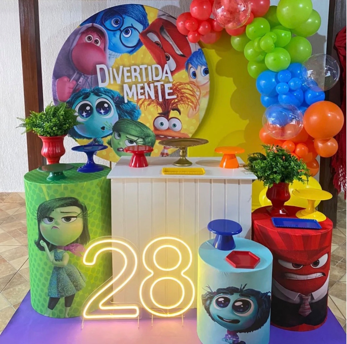 Divertidamente Com Balão - Decoracoes4you