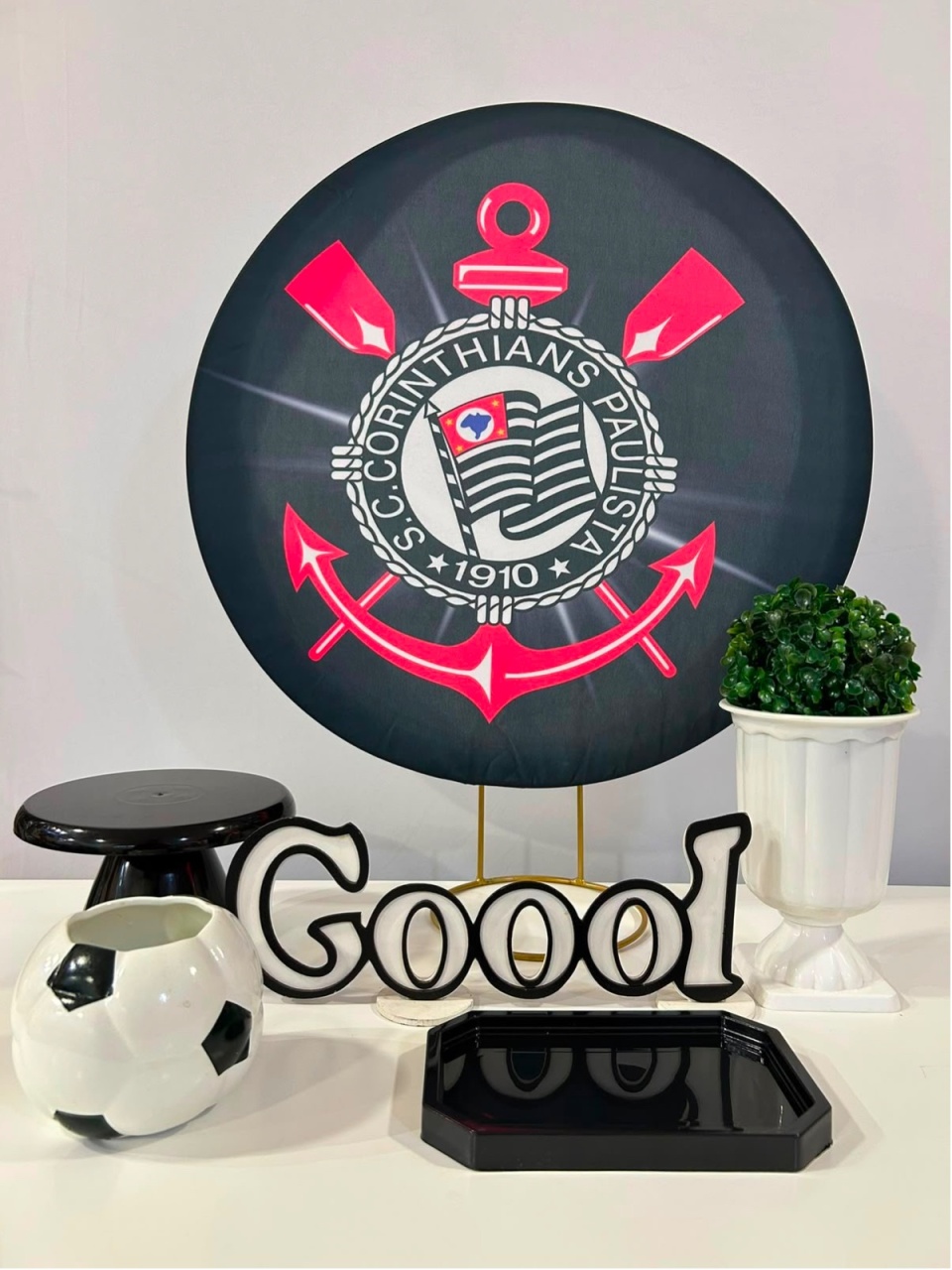 Corinthians Festa Na Mesa - Decoracoes4you