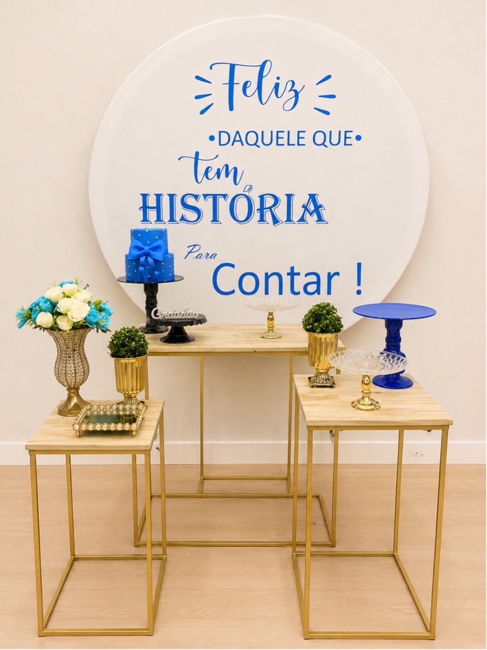 Feliz Daquele Azul - Decoracoes4you