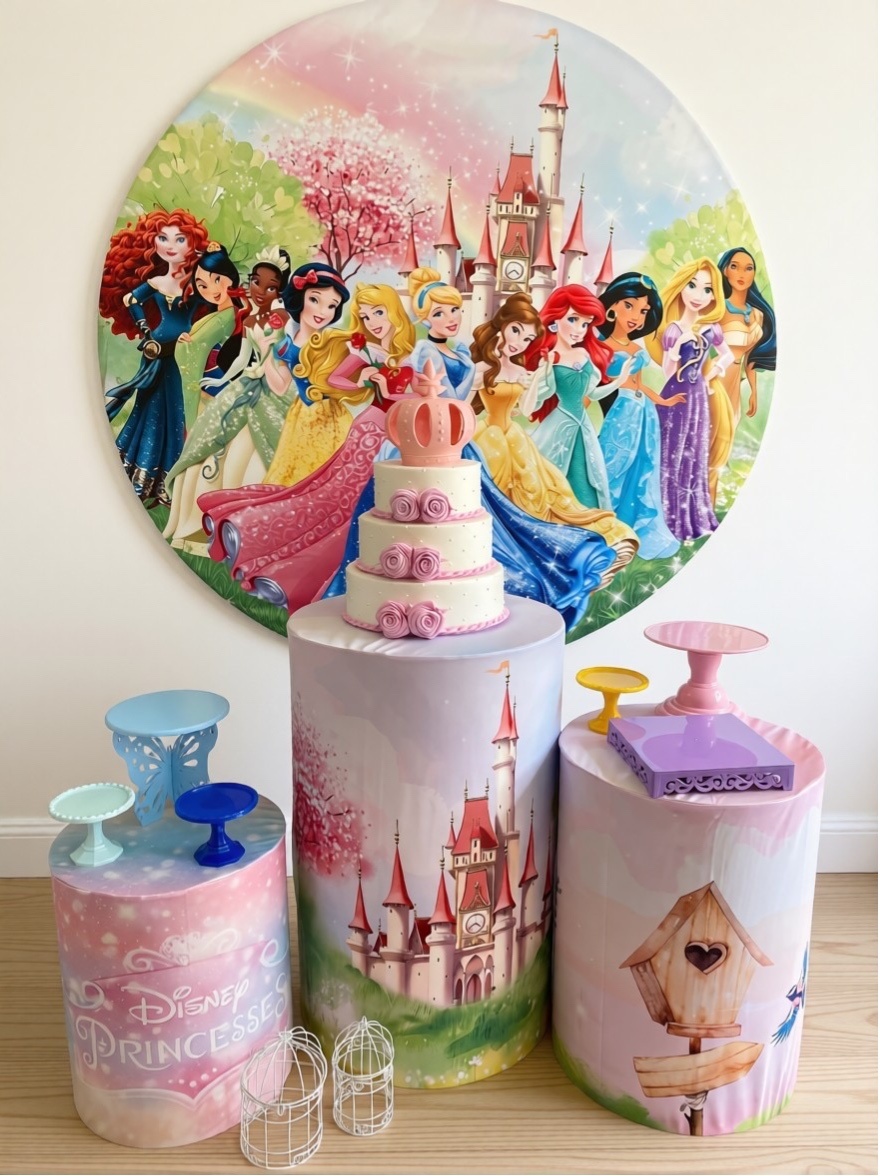 Princesas Disney Simples - Decoracoes4you