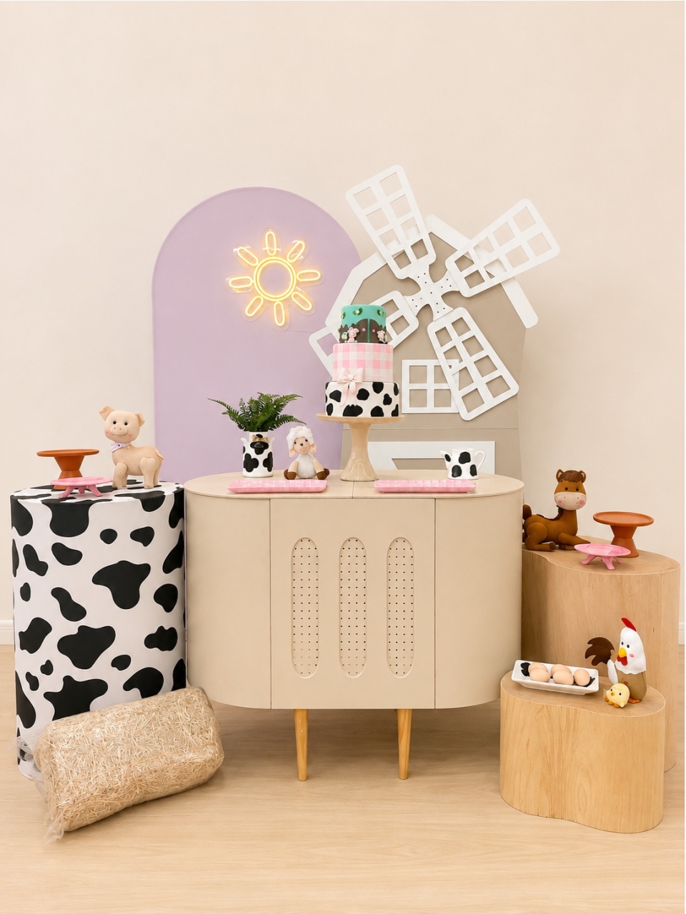 Fazendinha Rosa Menina - Decoracoes4you