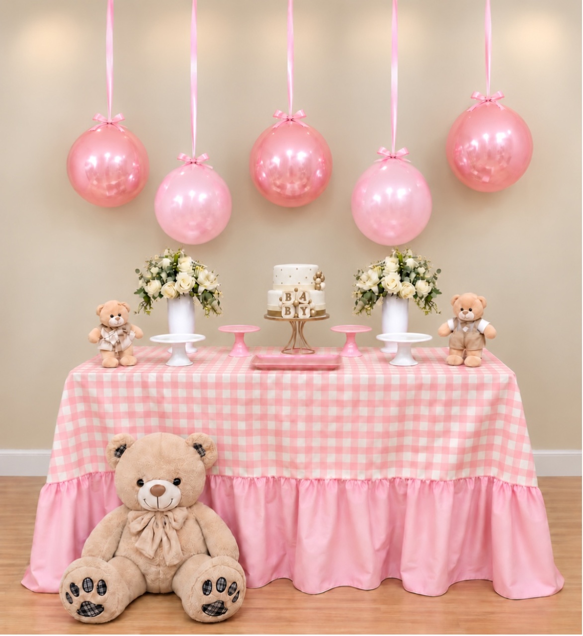 Cha Bebe Toalha Mesa - Decoracoes4you