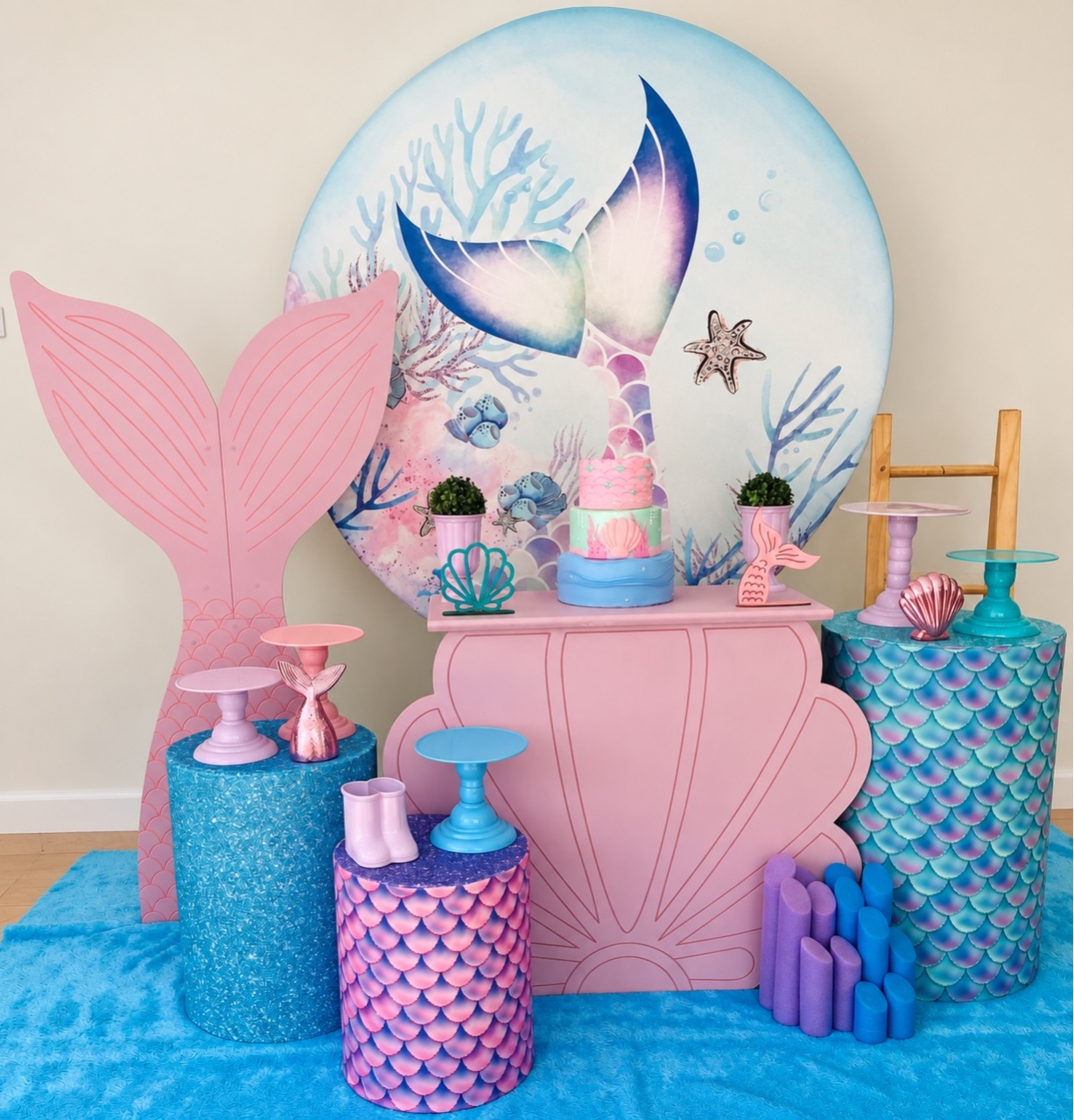 Sereia Fundo Do Mar Calda - Decoracoes4you