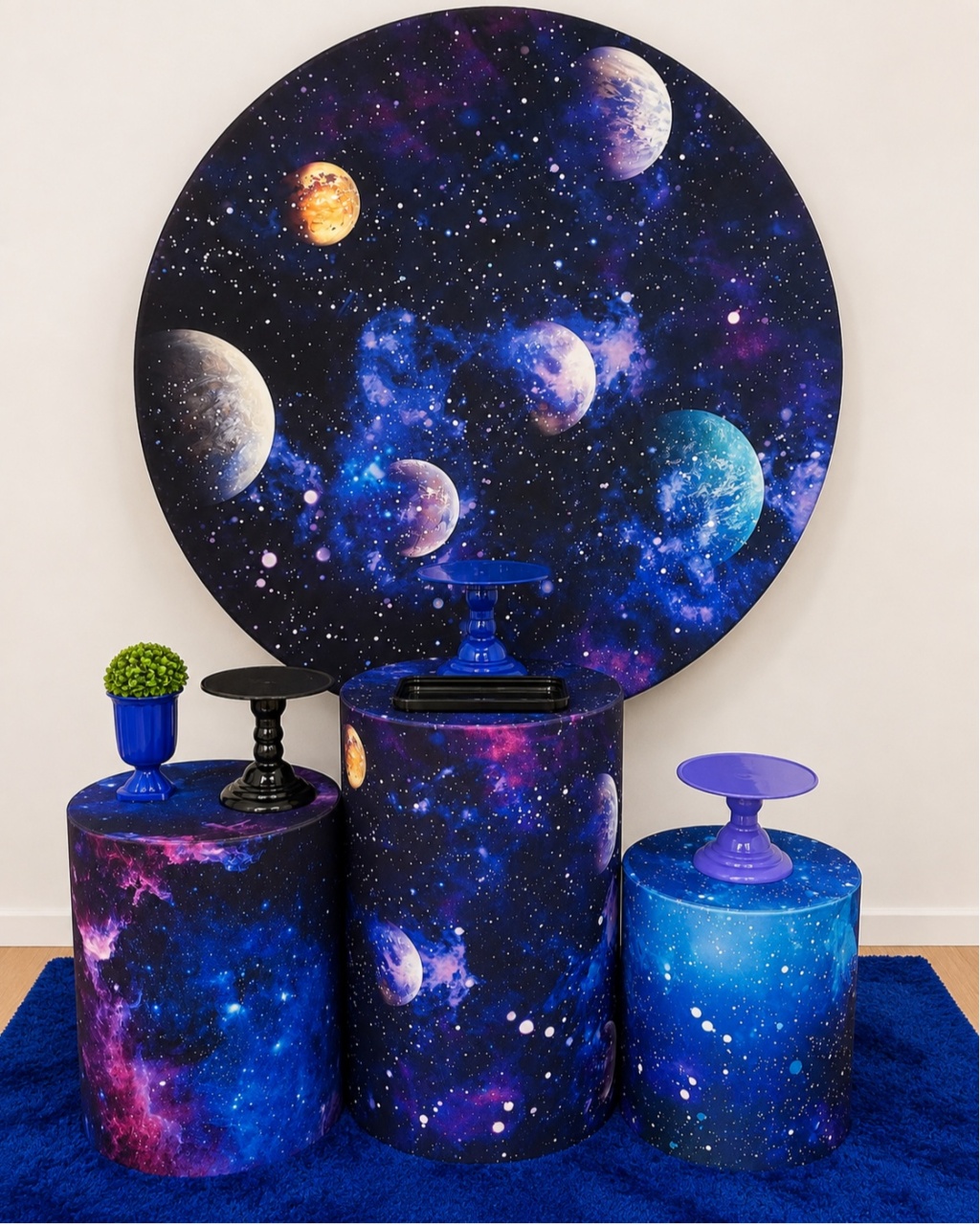 Planetas Universo Roxo - Decoracoes4you