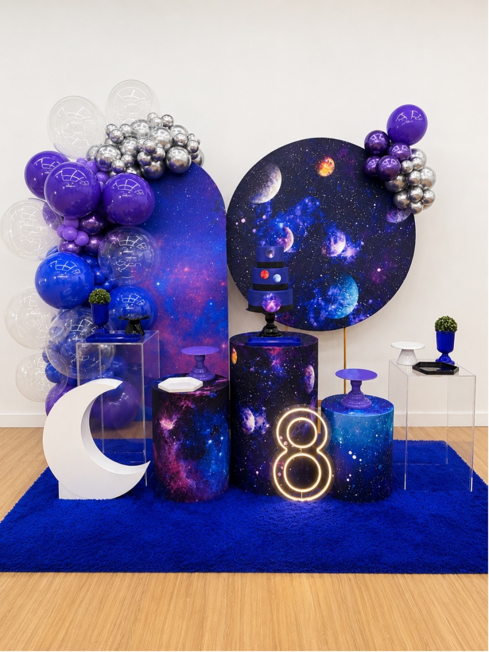 Planetas Universo Roxo - Decoracoes4you