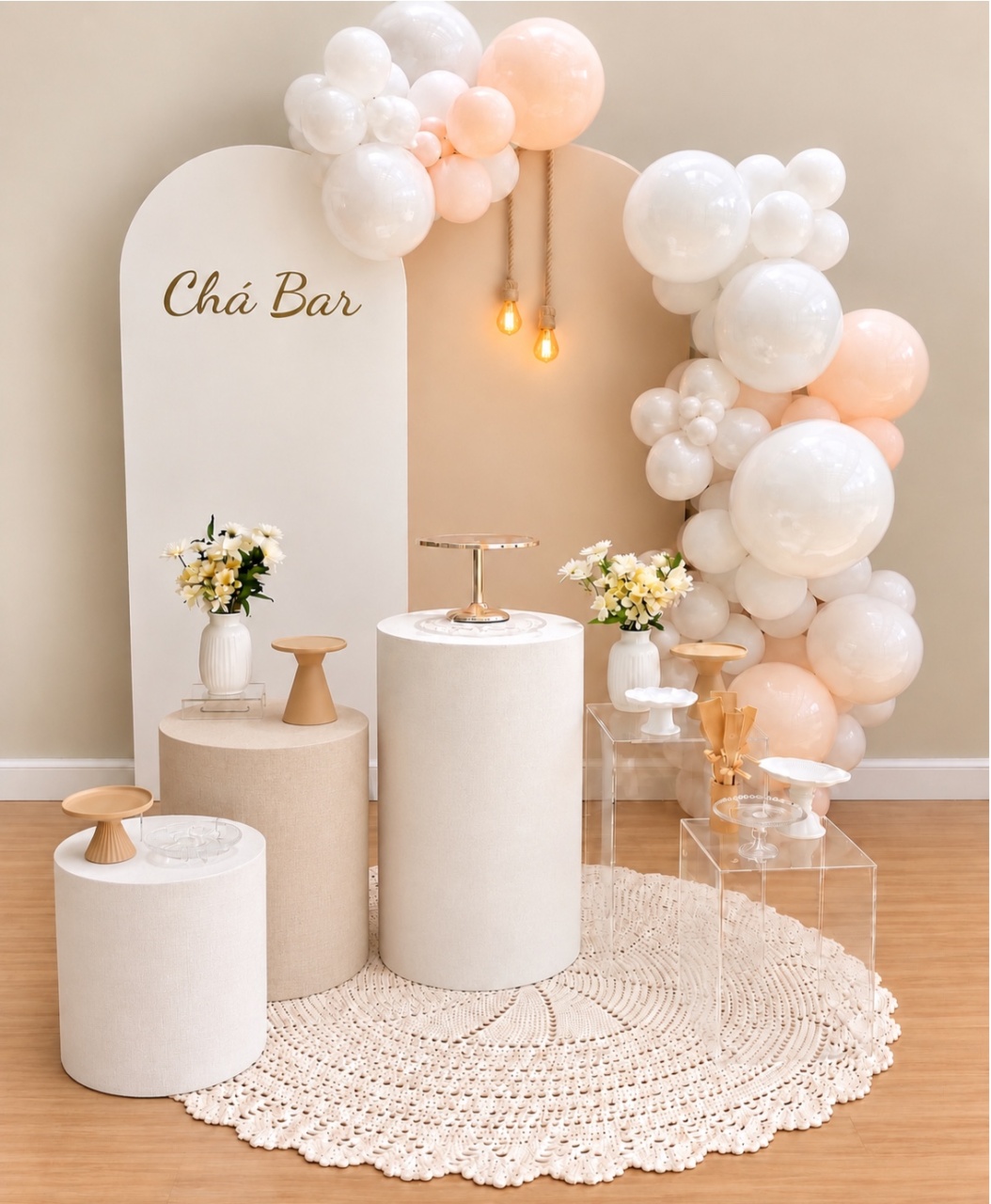 Chá Bar Luxo Acrílico - Decoracoes4you