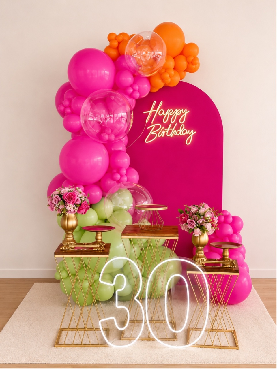 Rosa Com Mesa Ferro - Decoracoes4you