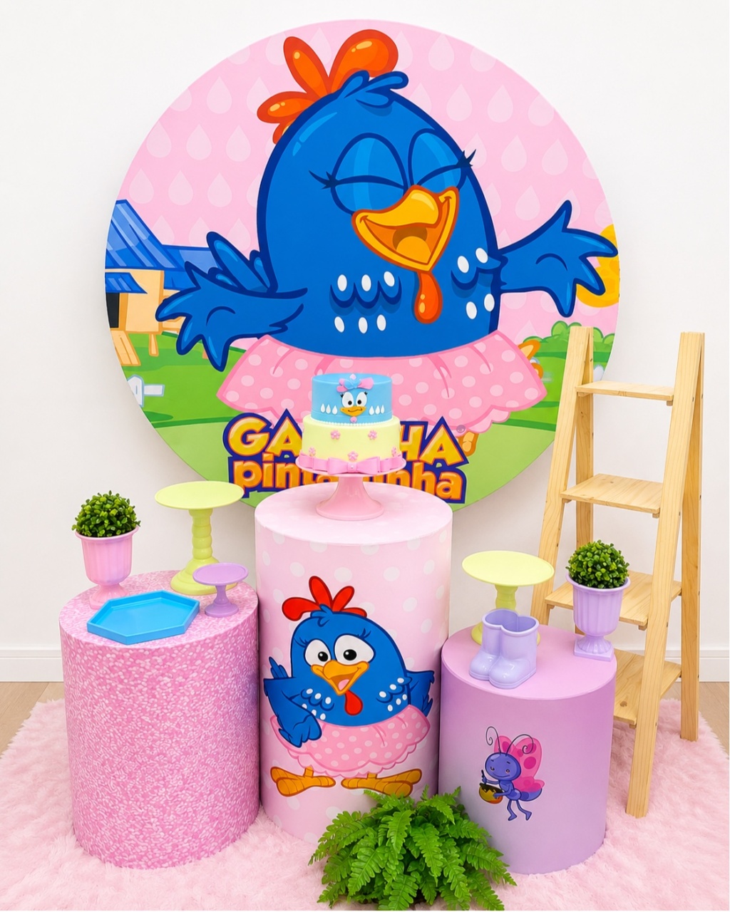 Galinha Pintadinha Menina - Decoracoes4you