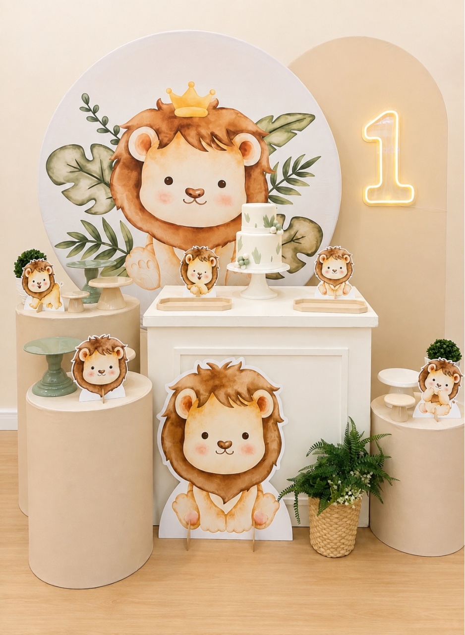 Leão Leaozinho Safari - Decoracoes4you